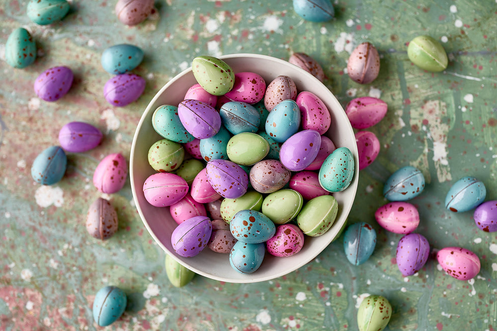 Crispy Coconut and Almond Praline Eggs